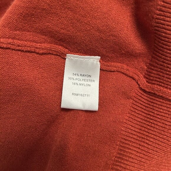 NWOT Love Ellie V-Neck Criss Cross Back Lightweight Long Sleeve Sweater Medium - Picture 4 of 10